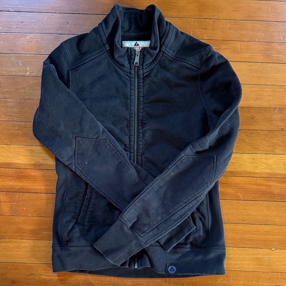 American Giant zip up moto jacket, S
